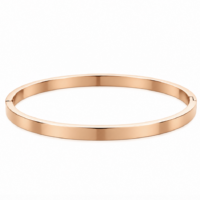 Rose Gold Colour Stainless Steel Clip Bangle