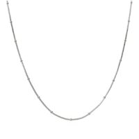 Dainty Silver Stainless Steel Cosmo Necklace