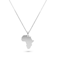 18k South Africa Silver Plated Steel Necklace